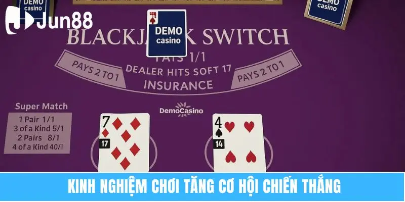 Kinh nghiệm chơi tăng cơ hội chiến thắng