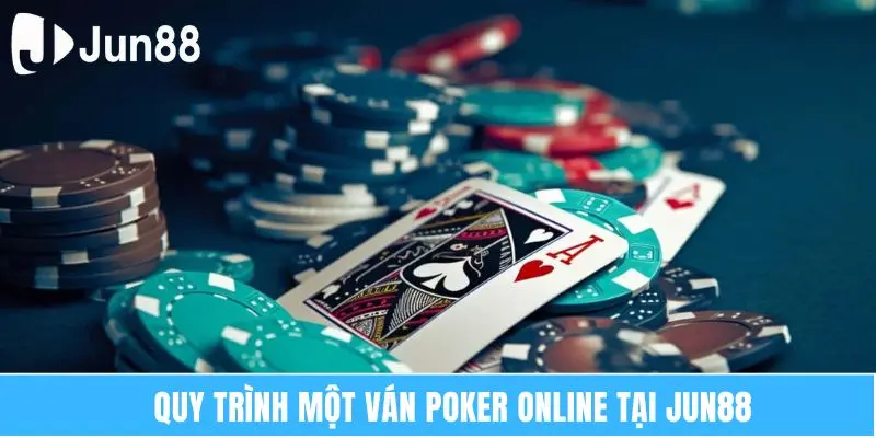 Quy trình một ván poker online tại Jun88